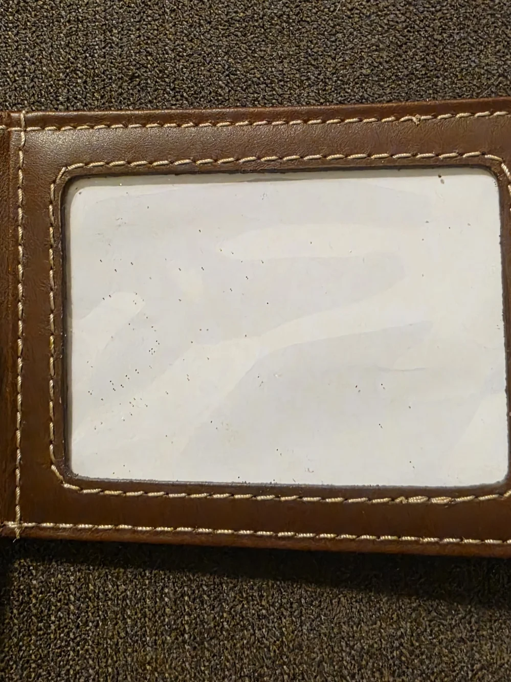 New W/out Tag Slim Timber Zebrawood bifold wallet